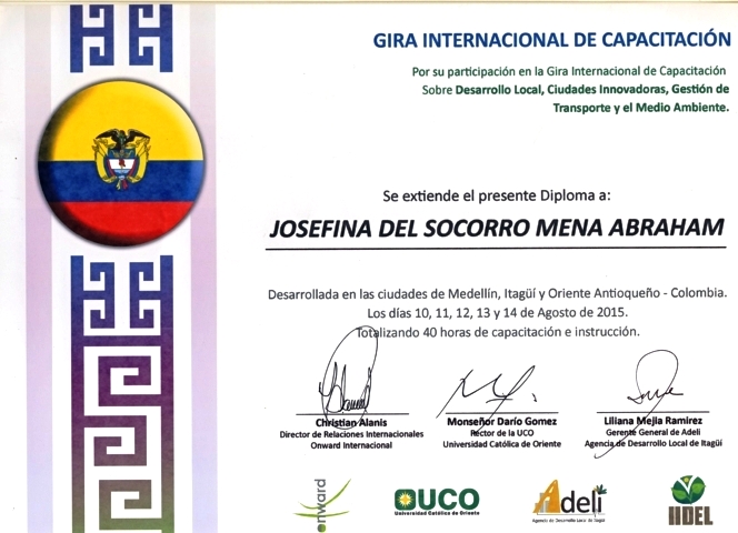colombia diploma